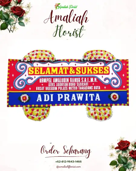 Papan Bunga Ucapan Selamat Padaido